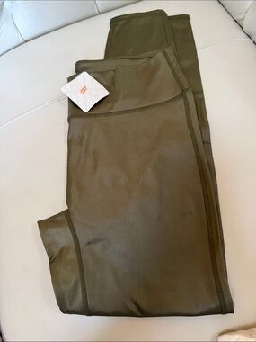 Fabletics Olive Green High-Waist Leggings